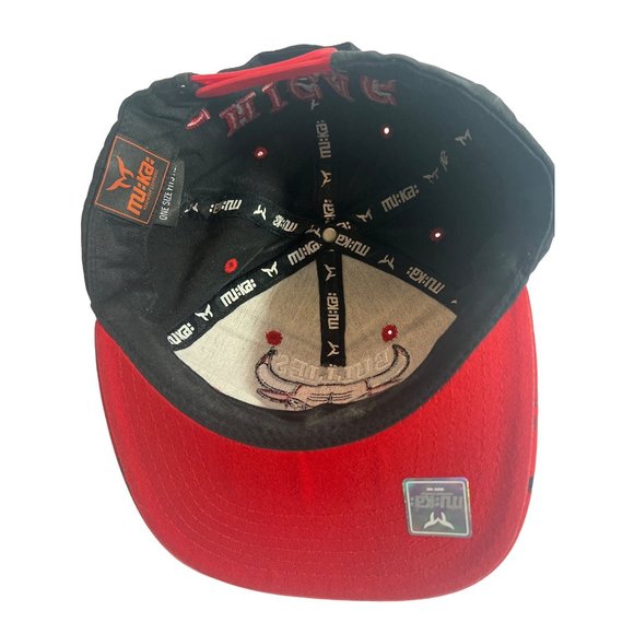 Chicago Bullies NBA Red and Black Snapback Hat - Picture 7 of 11